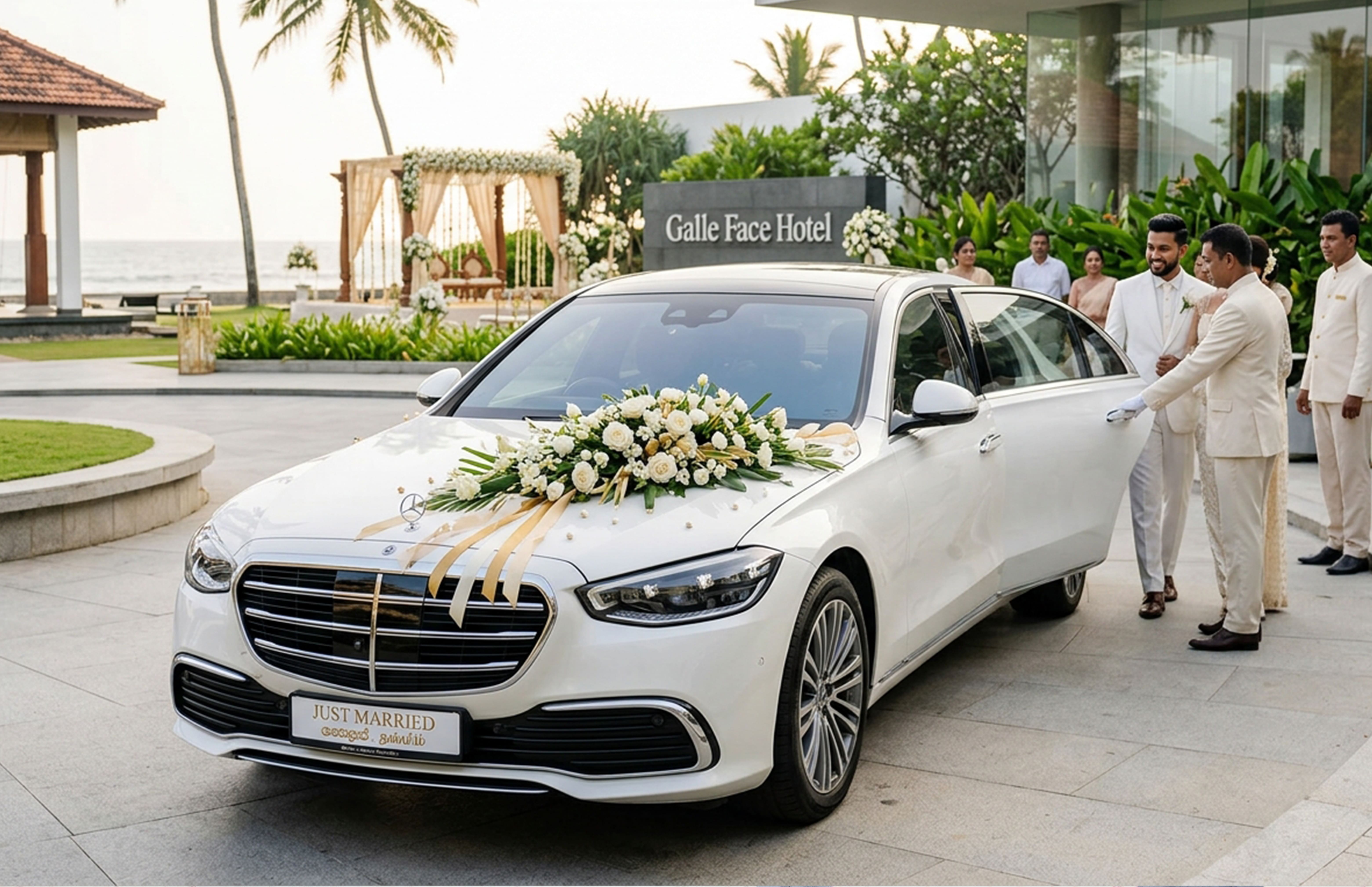 Wedding car hire in Sri Lanka